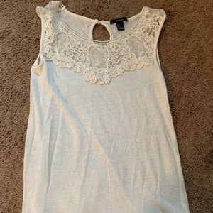 Lace tank top